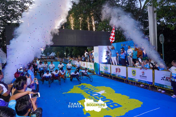 Race photo from Taman Budaya x BOGORUN 2025