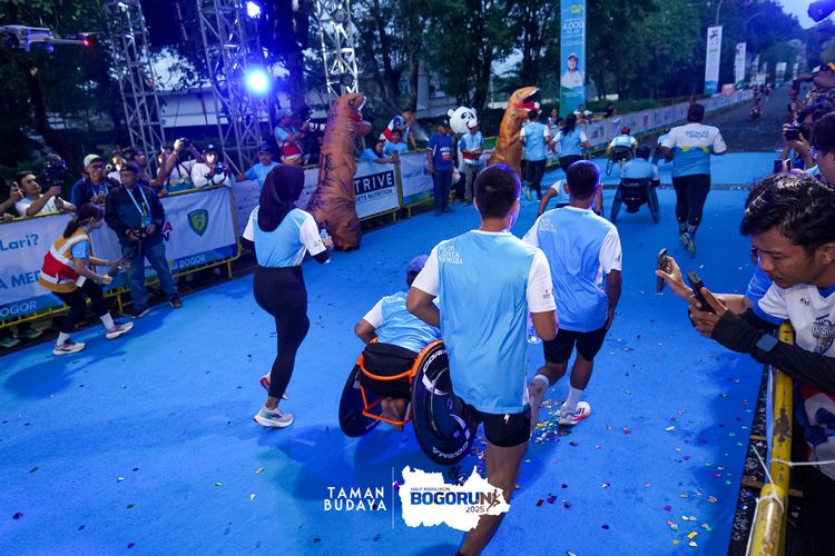 Race photo from Taman Budaya x BOGORUN 2025