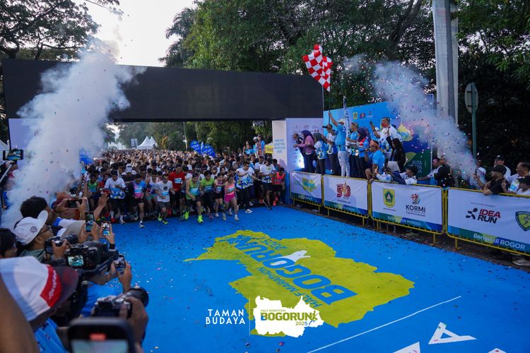 Race photo from Taman Budaya x BOGORUN 2025
