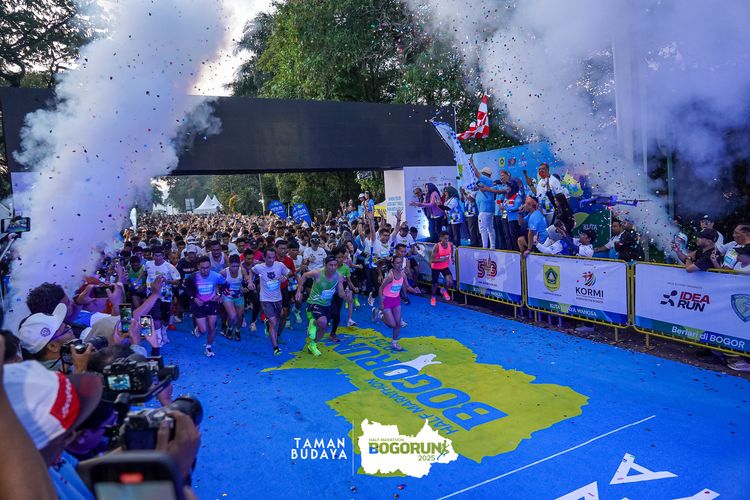 Race photo from Taman Budaya x BOGORUN 2025