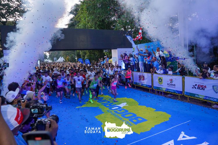 Race photo from Taman Budaya x BOGORUN 2025