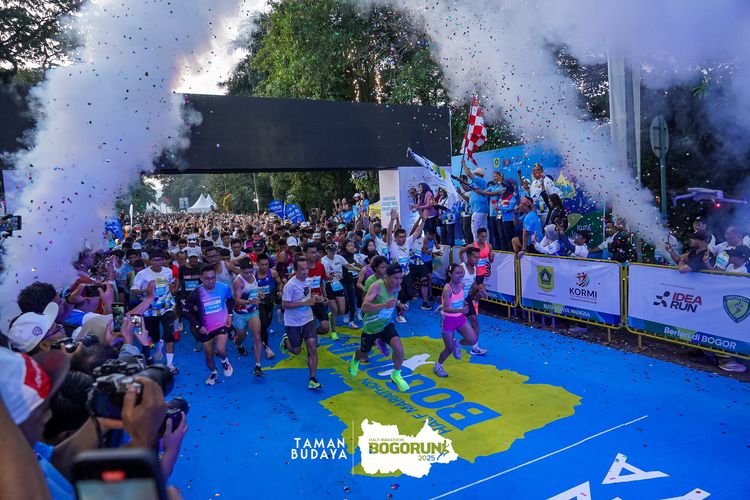 Race photo from Taman Budaya x BOGORUN 2025