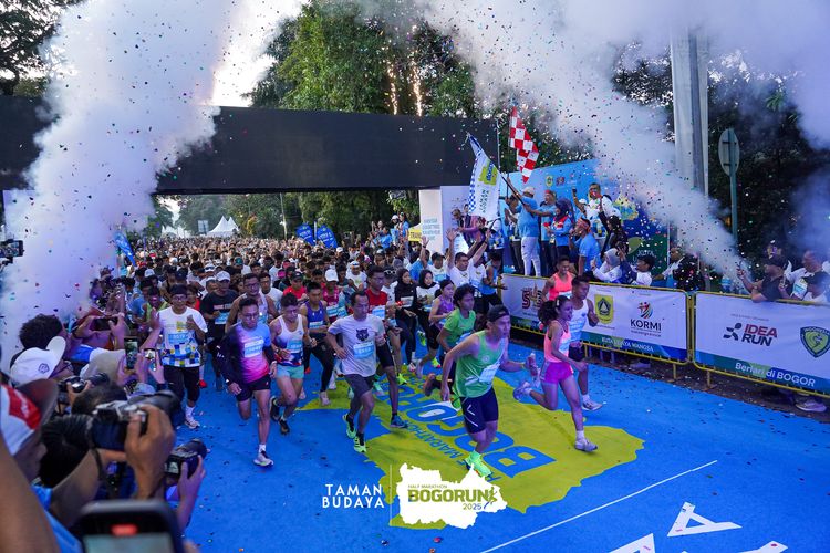 Race photo from Taman Budaya x BOGORUN 2025
