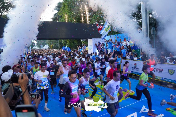 Race photo from Taman Budaya x BOGORUN 2025