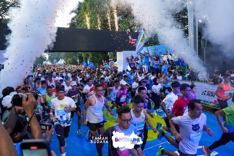 Race photo from Taman Budaya x BOGORUN 2025