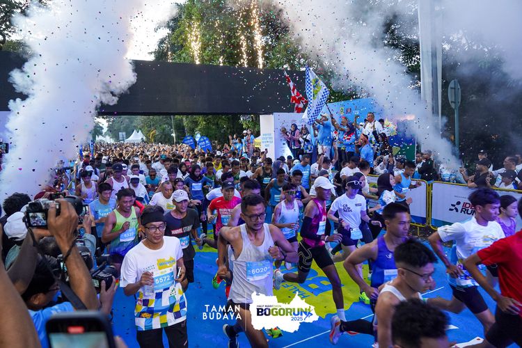 Race photo from Taman Budaya x BOGORUN 2025