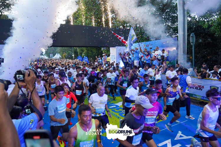 Race photo from Taman Budaya x BOGORUN 2025