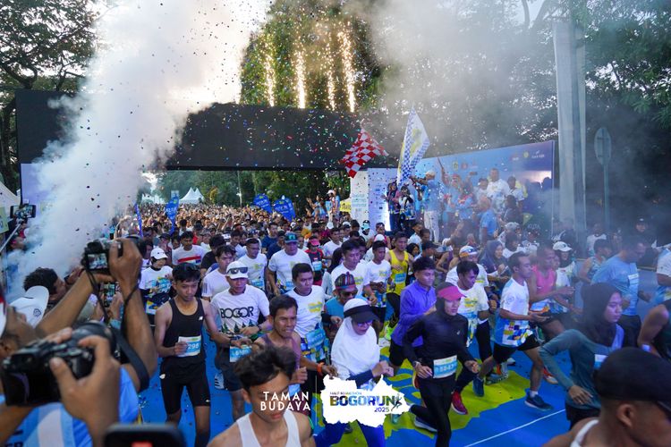 Race photo from Taman Budaya x BOGORUN 2025