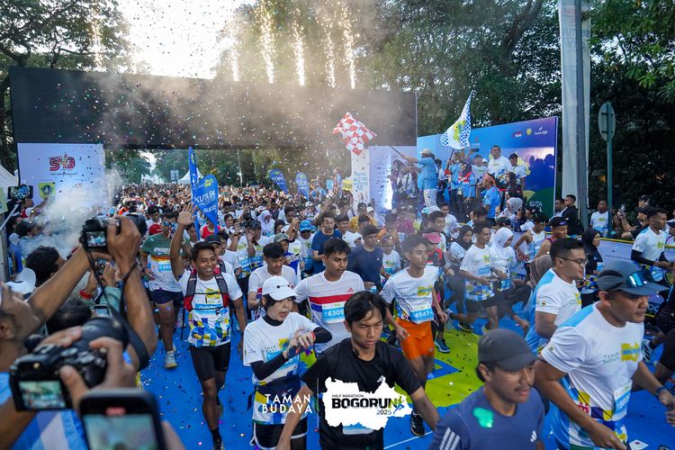 Race photo from Taman Budaya x BOGORUN 2025