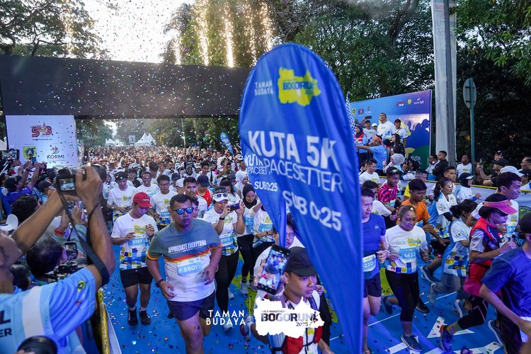 Race photo from Taman Budaya x BOGORUN 2025