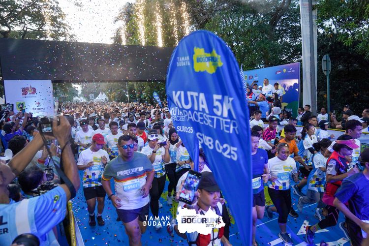 Race photo from Taman Budaya x BOGORUN 2025