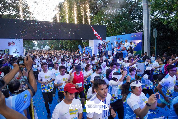 Race photo from Taman Budaya x BOGORUN 2025