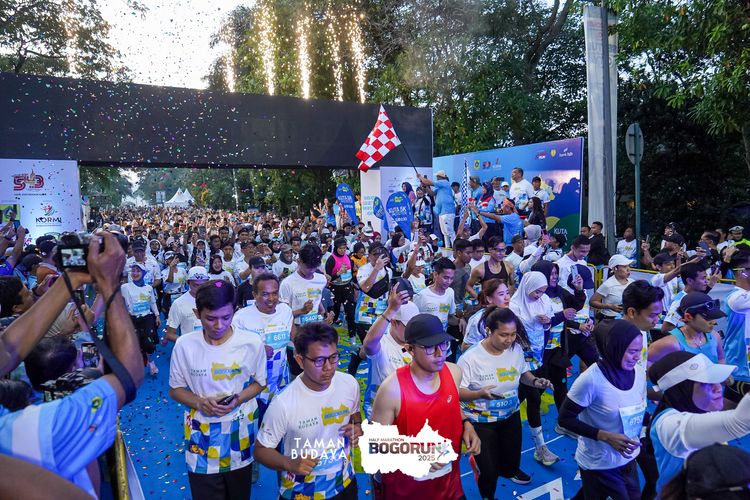 Race photo from Taman Budaya x BOGORUN 2025