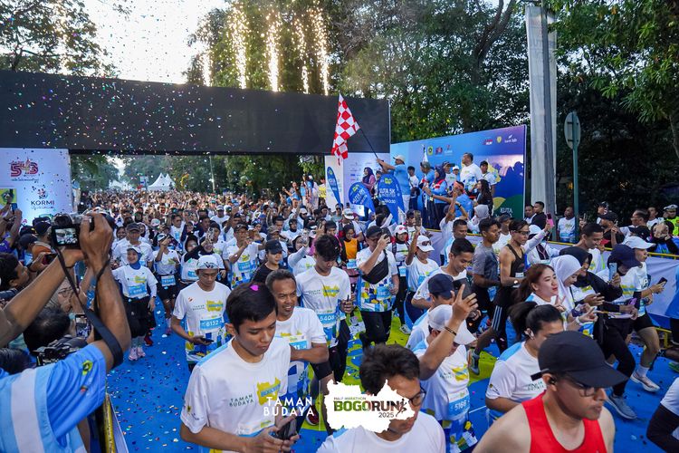 Race photo from Taman Budaya x BOGORUN 2025