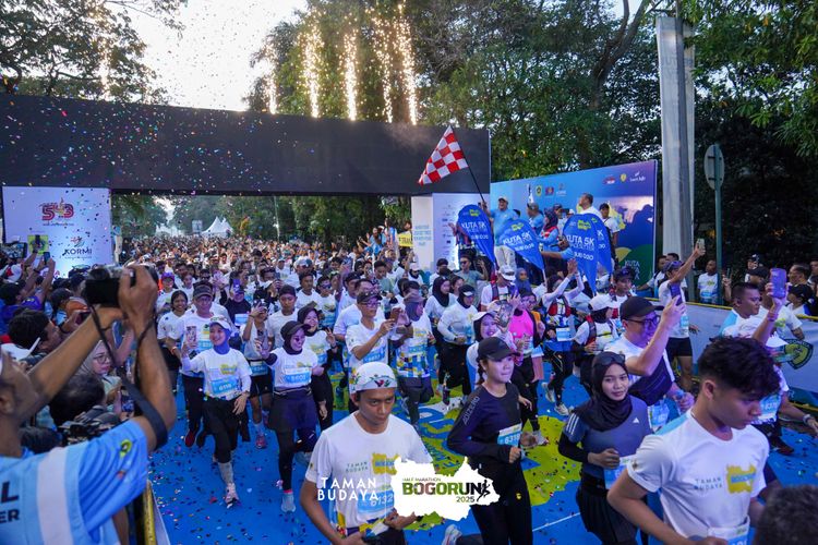 Race photo from Taman Budaya x BOGORUN 2025