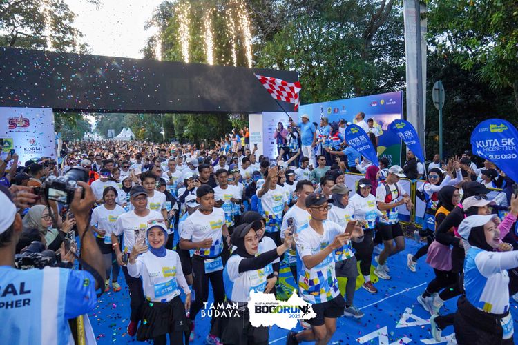Race photo from Taman Budaya x BOGORUN 2025