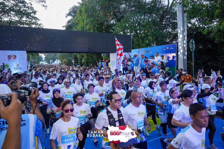 Race photo from Taman Budaya x BOGORUN 2025