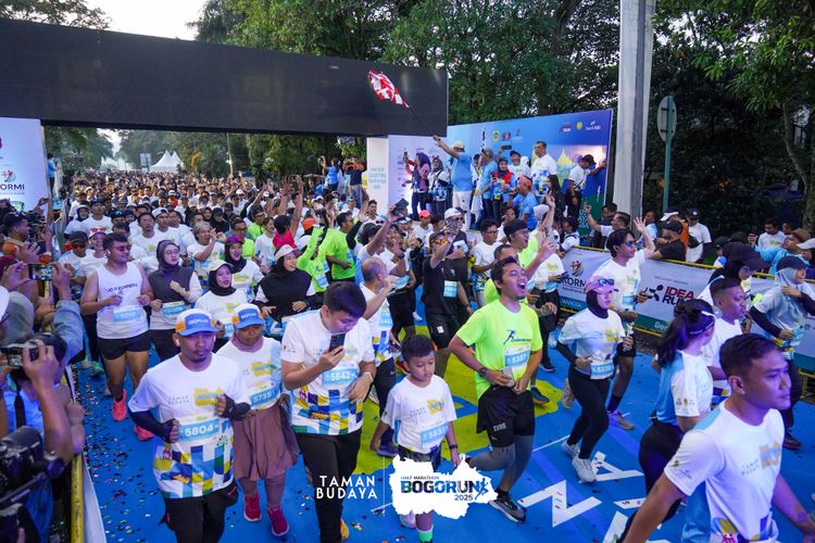 Race photo from Taman Budaya x BOGORUN 2025