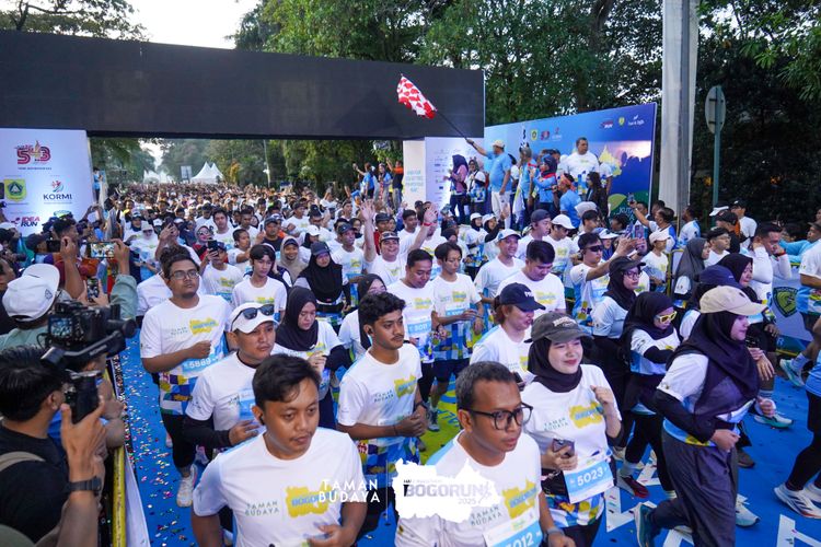 Race photo from Taman Budaya x BOGORUN 2025