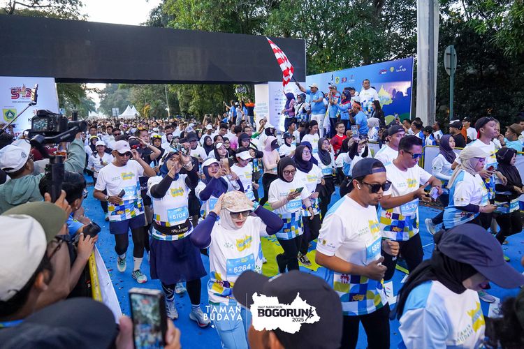 Race photo from Taman Budaya x BOGORUN 2025