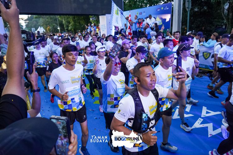 Race photo from Taman Budaya x BOGORUN 2025