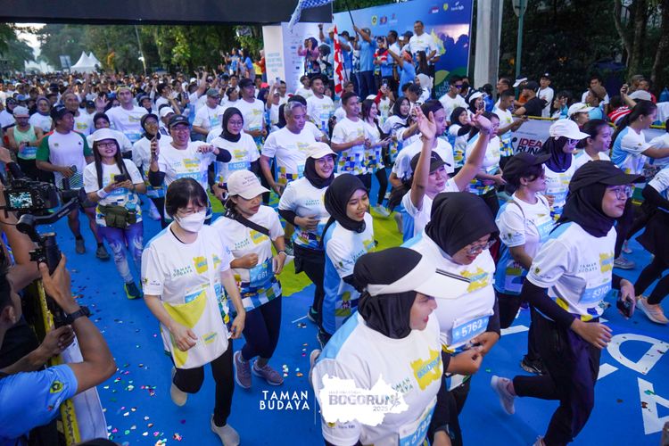 Race photo from Taman Budaya x BOGORUN 2025