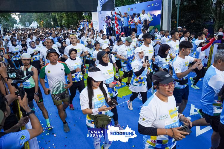 Race photo from Taman Budaya x BOGORUN 2025