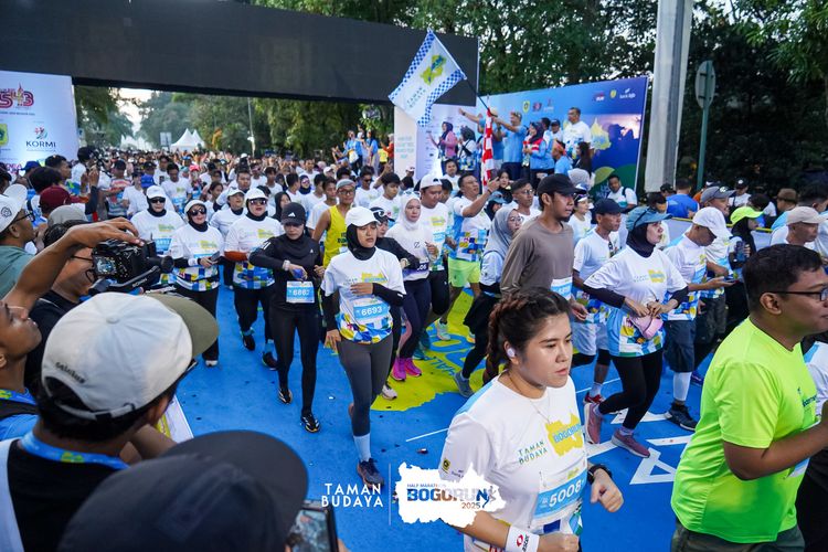 Race photo from Taman Budaya x BOGORUN 2025