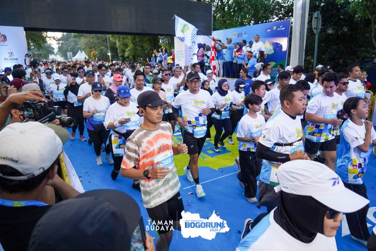 Race photo from Taman Budaya x BOGORUN 2025