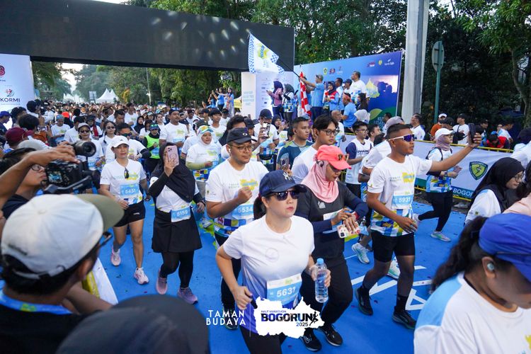 Race photo from Taman Budaya x BOGORUN 2025