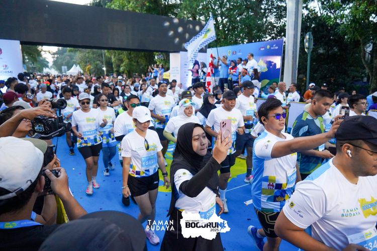 Race photo from Taman Budaya x BOGORUN 2025