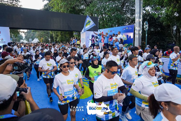 Race photo from Taman Budaya x BOGORUN 2025