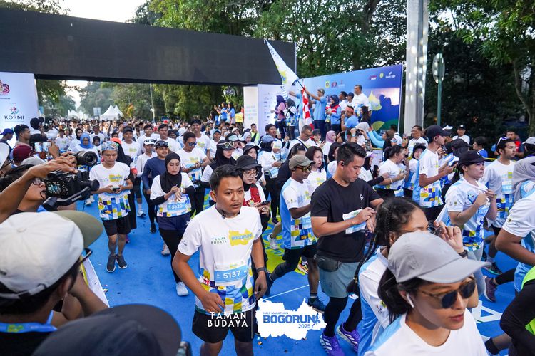 Race photo from Taman Budaya x BOGORUN 2025