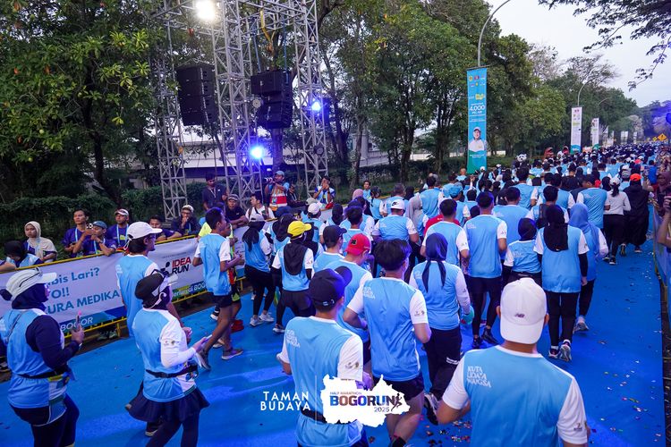 Race photo from Taman Budaya x BOGORUN 2025
