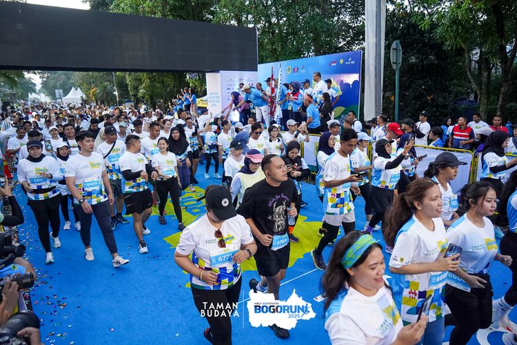 Race photo from Taman Budaya x BOGORUN 2025