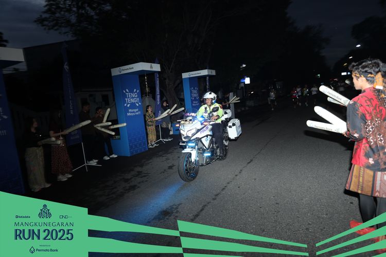 Race photo from Mangkunegaran Run 2025