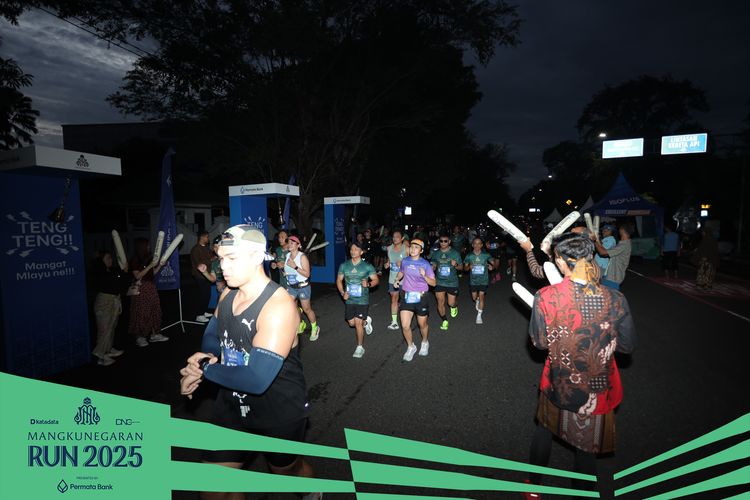 Race photo from Mangkunegaran Run 2025