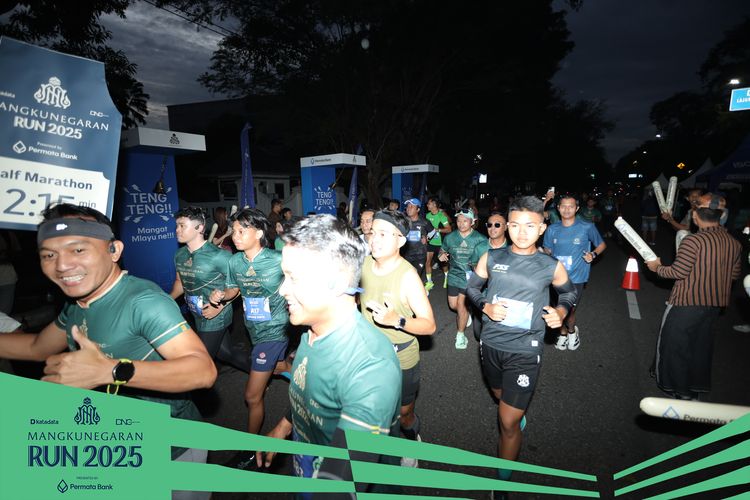 Race photo from Mangkunegaran Run 2025