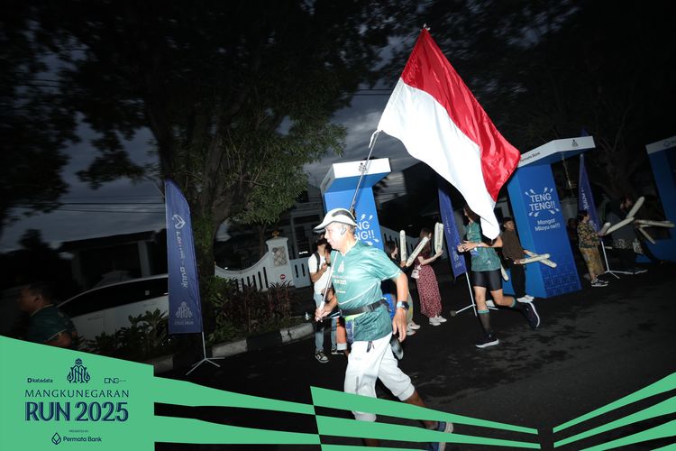 Race photo from Mangkunegaran Run 2025
