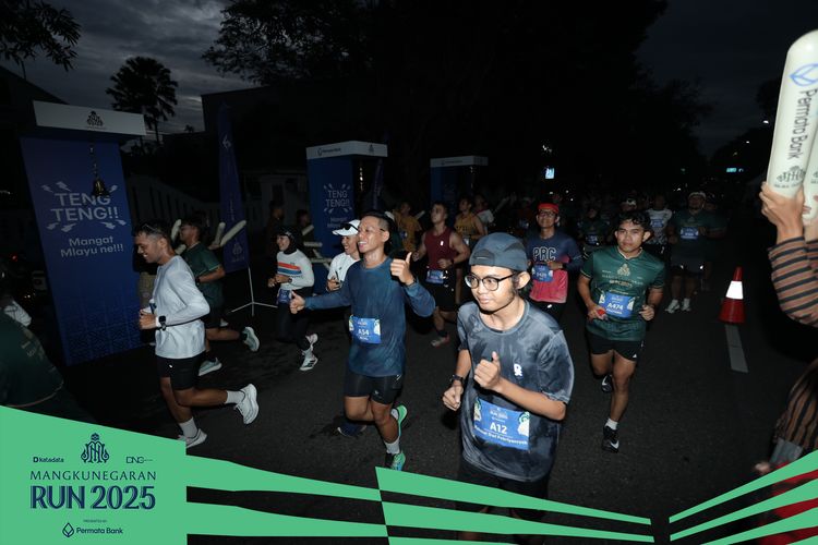 Race photo from Mangkunegaran Run 2025