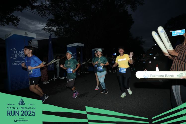 Race photo from Mangkunegaran Run 2025