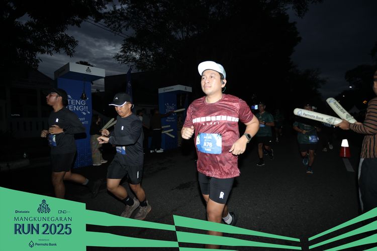 Race photo from Mangkunegaran Run 2025