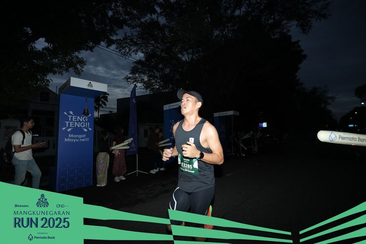 Race photo from Mangkunegaran Run 2025