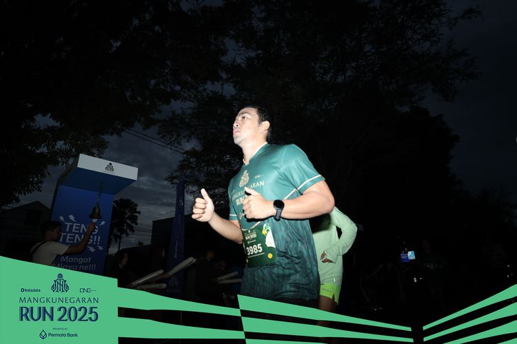 Race photo from Mangkunegaran Run 2025