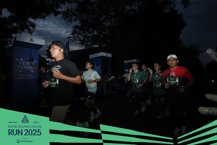 Race photo from Mangkunegaran Run 2025
