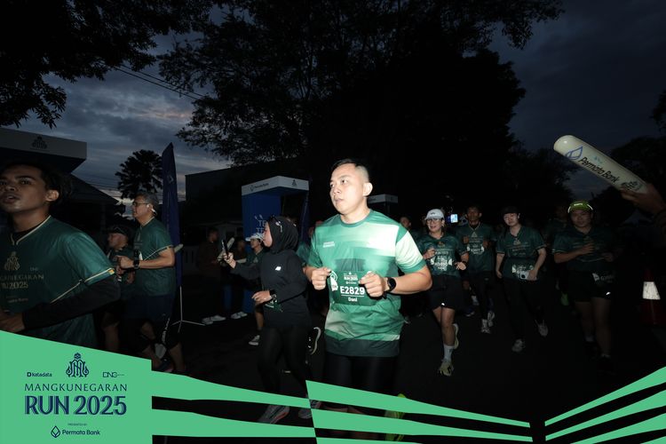 Race photo from Mangkunegaran Run 2025