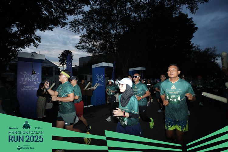 Race photo from Mangkunegaran Run 2025