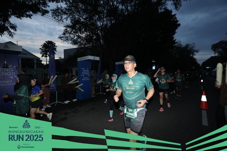 Race photo from Mangkunegaran Run 2025