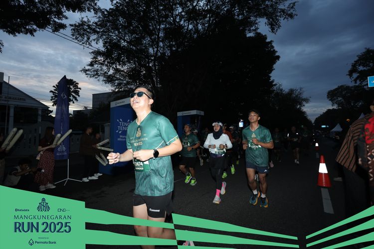 Race photo from Mangkunegaran Run 2025