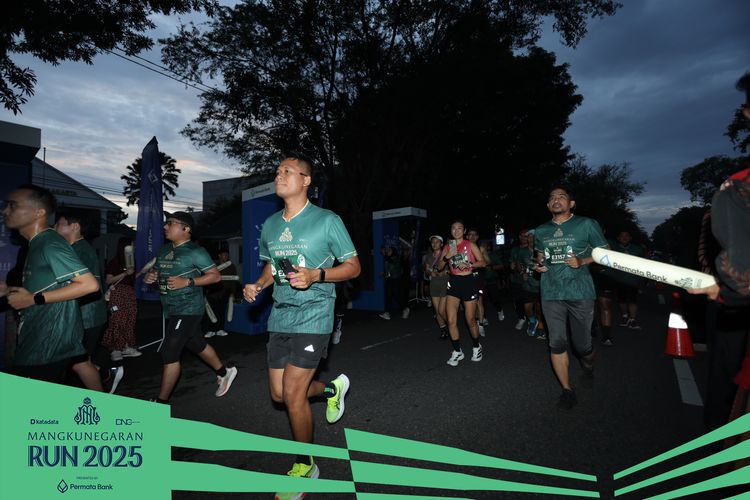 Race photo from Mangkunegaran Run 2025